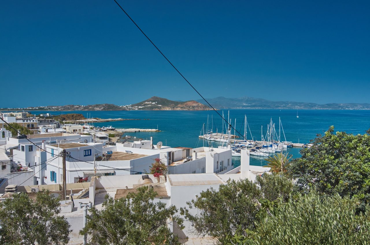 Naxos Marina view