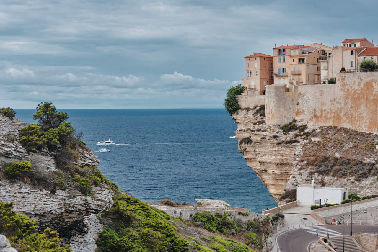Bonifacio Port on Corsica Island Photographed by Lucian Niculescu